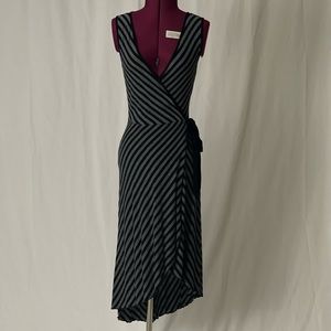 Black and gray dress